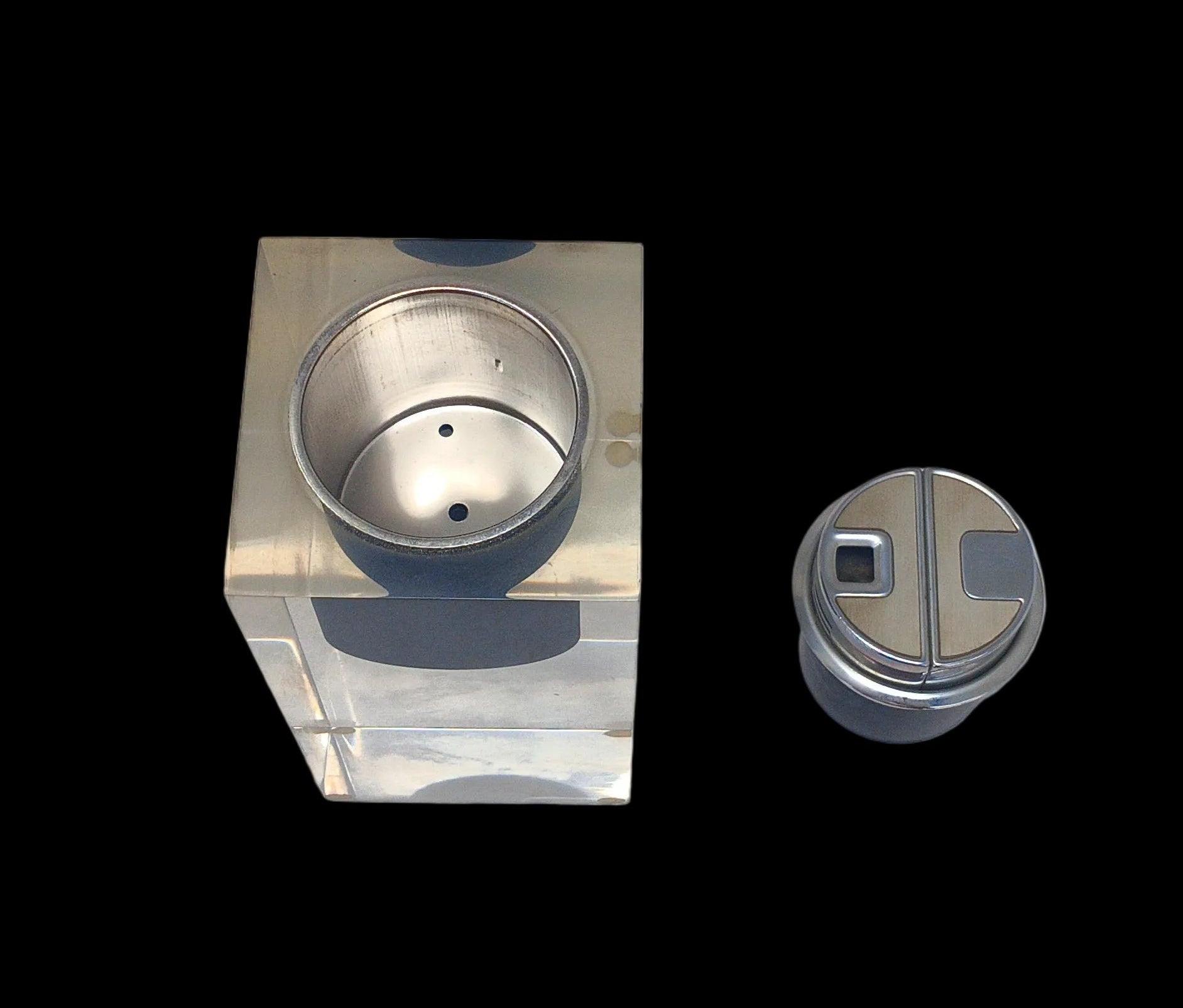 Accendino Da Tavolo Struttura Plexiglas