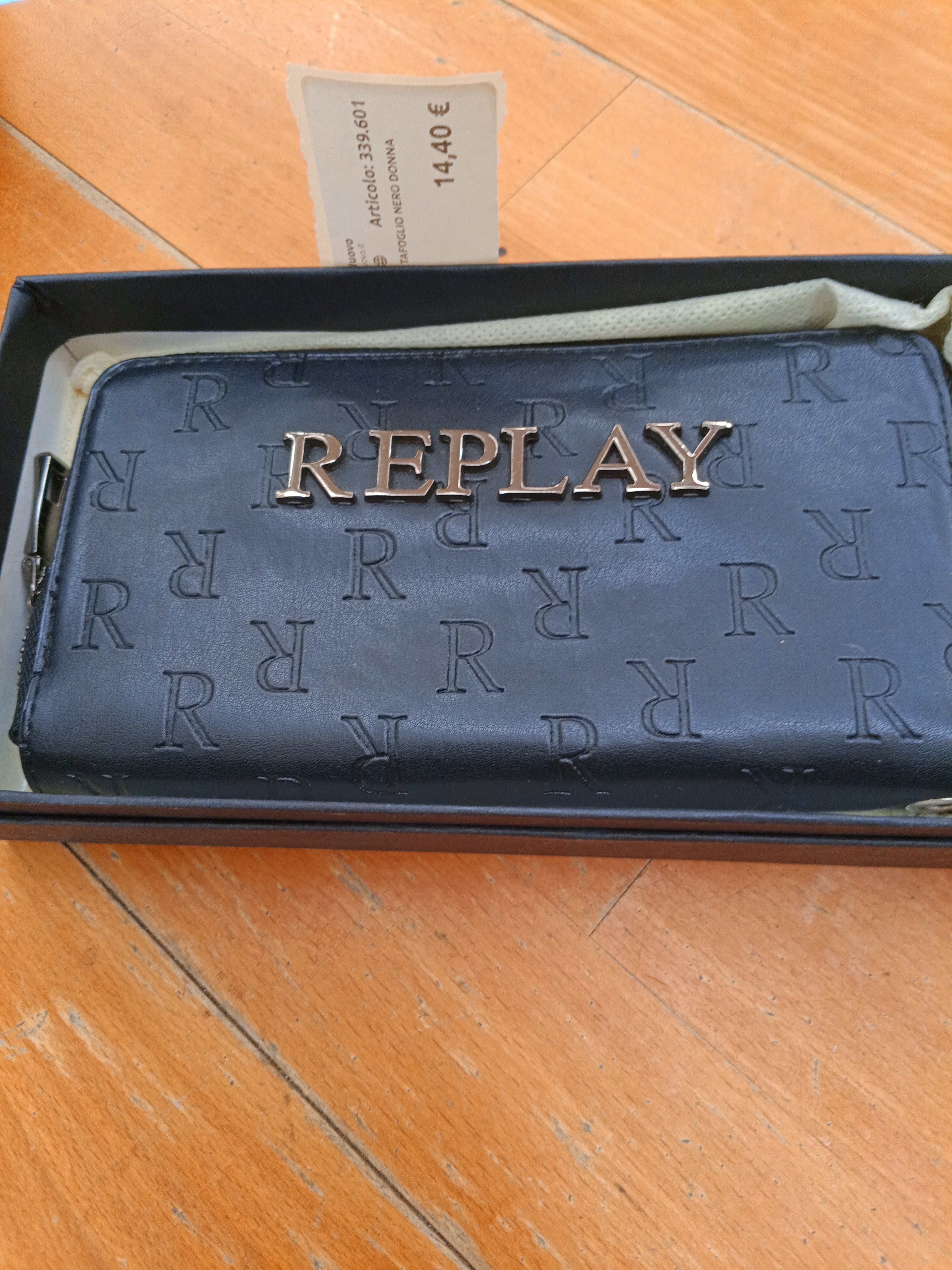 Replay Portafoglio Nero Donna