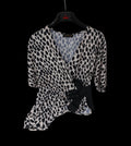 Papillon Maglia Maculato Nero Bco L