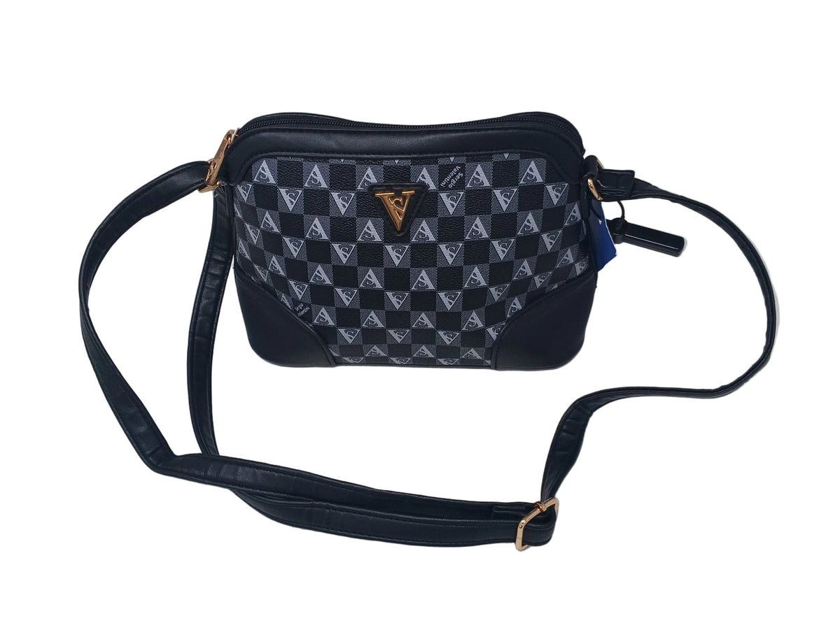 Vs Borsa A Tracolla Nera Ecopelle