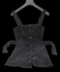 Bershka Salopette Jeans Nero M