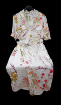 Reiss Abito Tulle Bco Fiorato 42