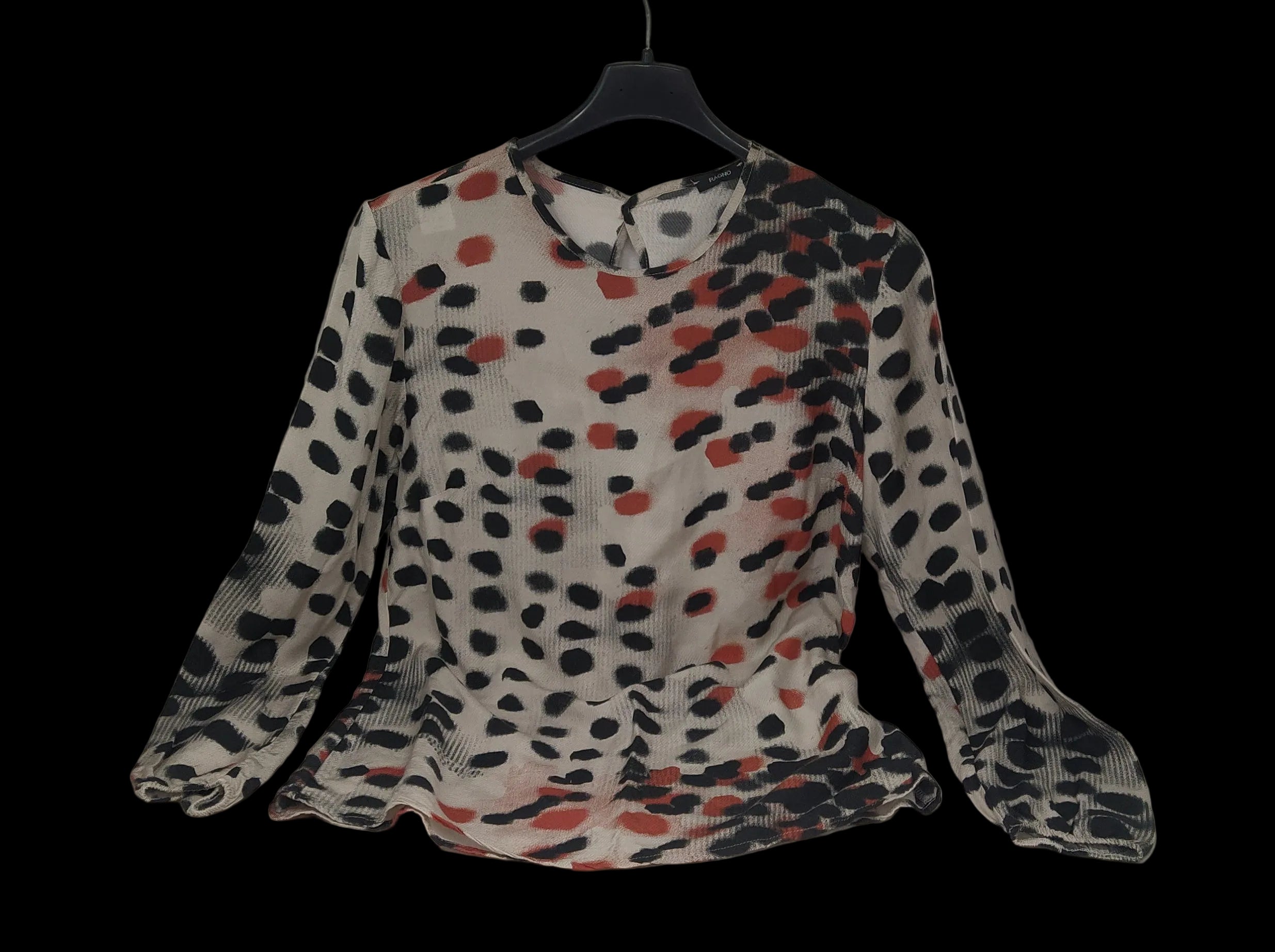 Ragno Camicia Beige Con Fantasia Maculata 42