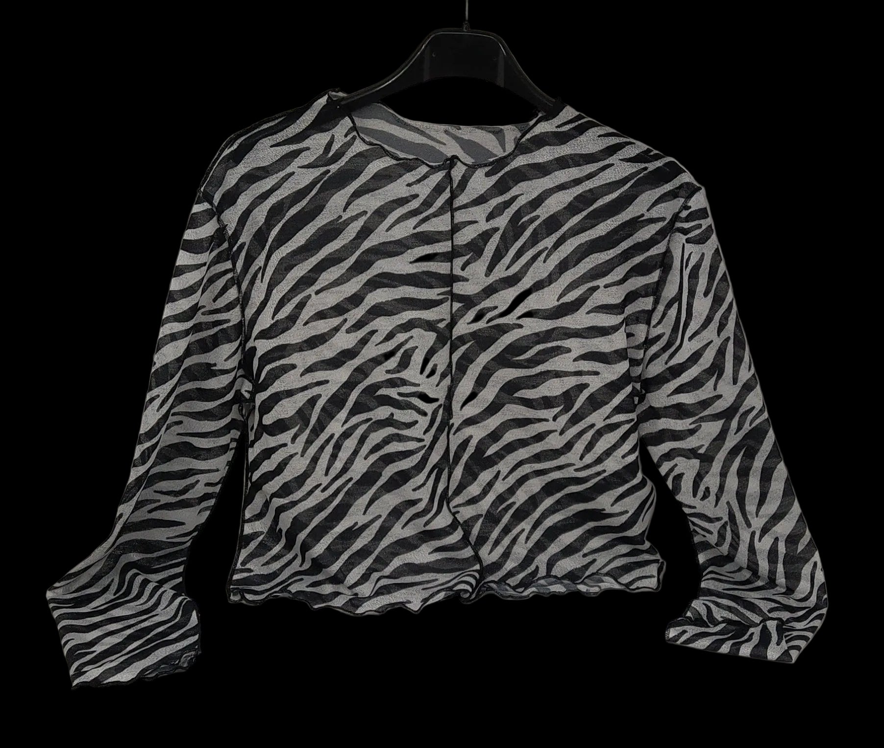 Maglia Tulle Zebrata M