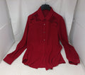 Pimkie Camicia Tulle Bordeaux Pizzo 42