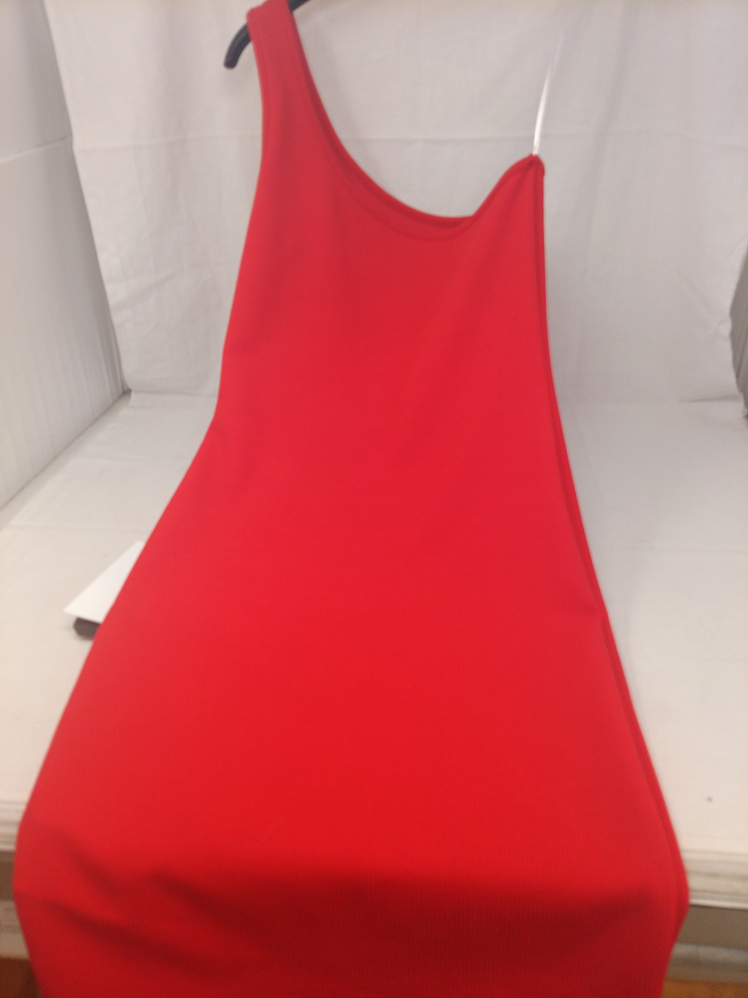 Pink Woman Abito Rosso Monospalle Xs
