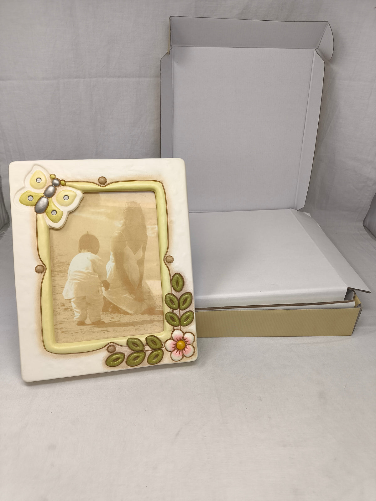 Thun Portafoto In Ceramica Mod.c2036h90 Nuova Con Scatola