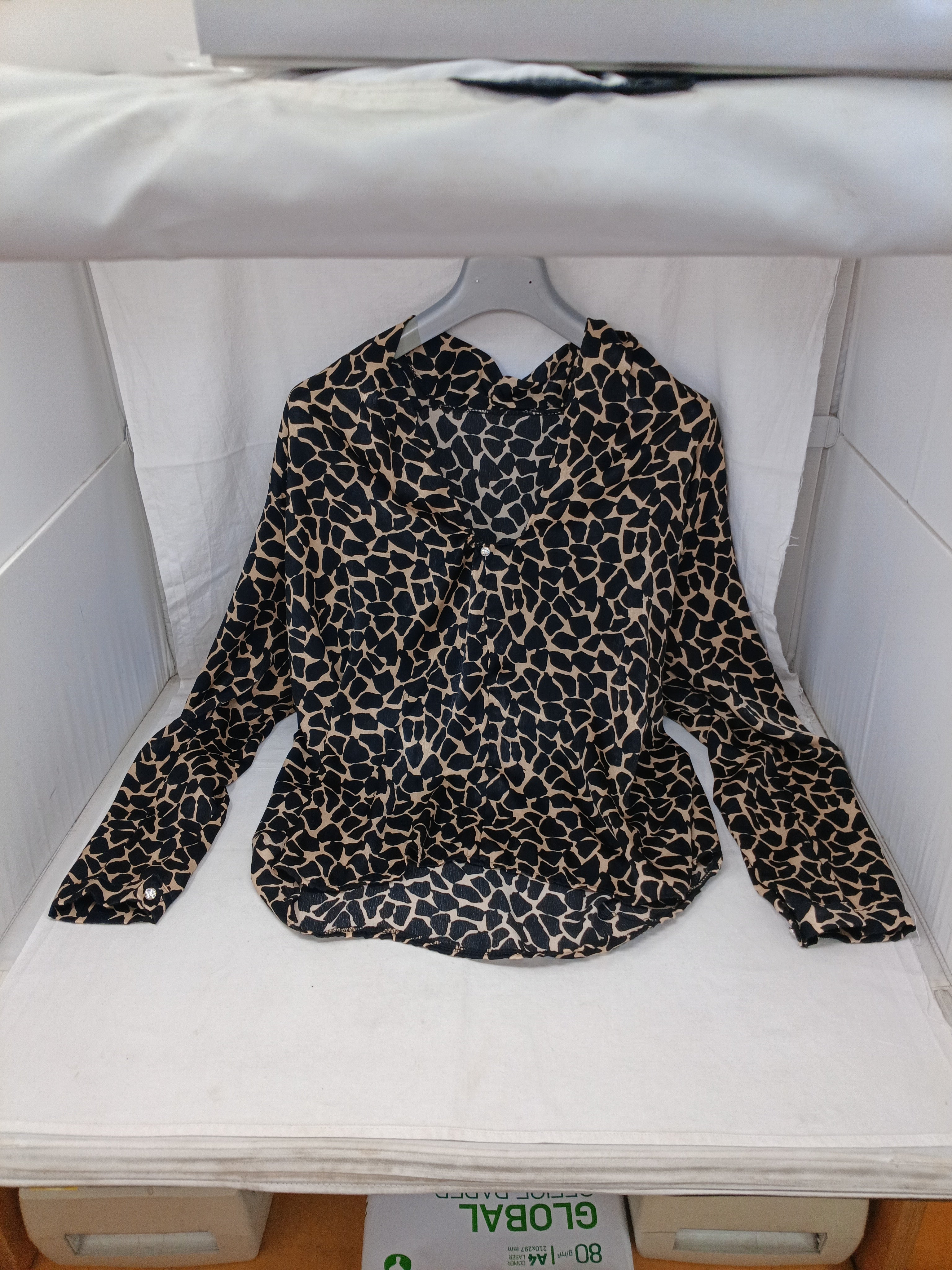 Camicia Nera Beige L