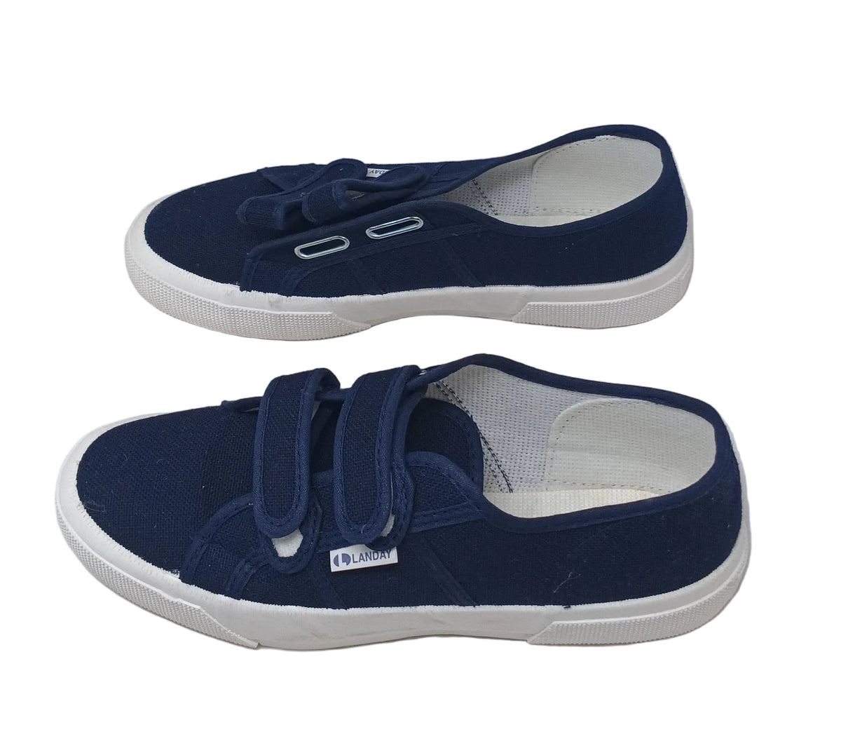 Landay Scarpe Blu In Tela 41 Nuova