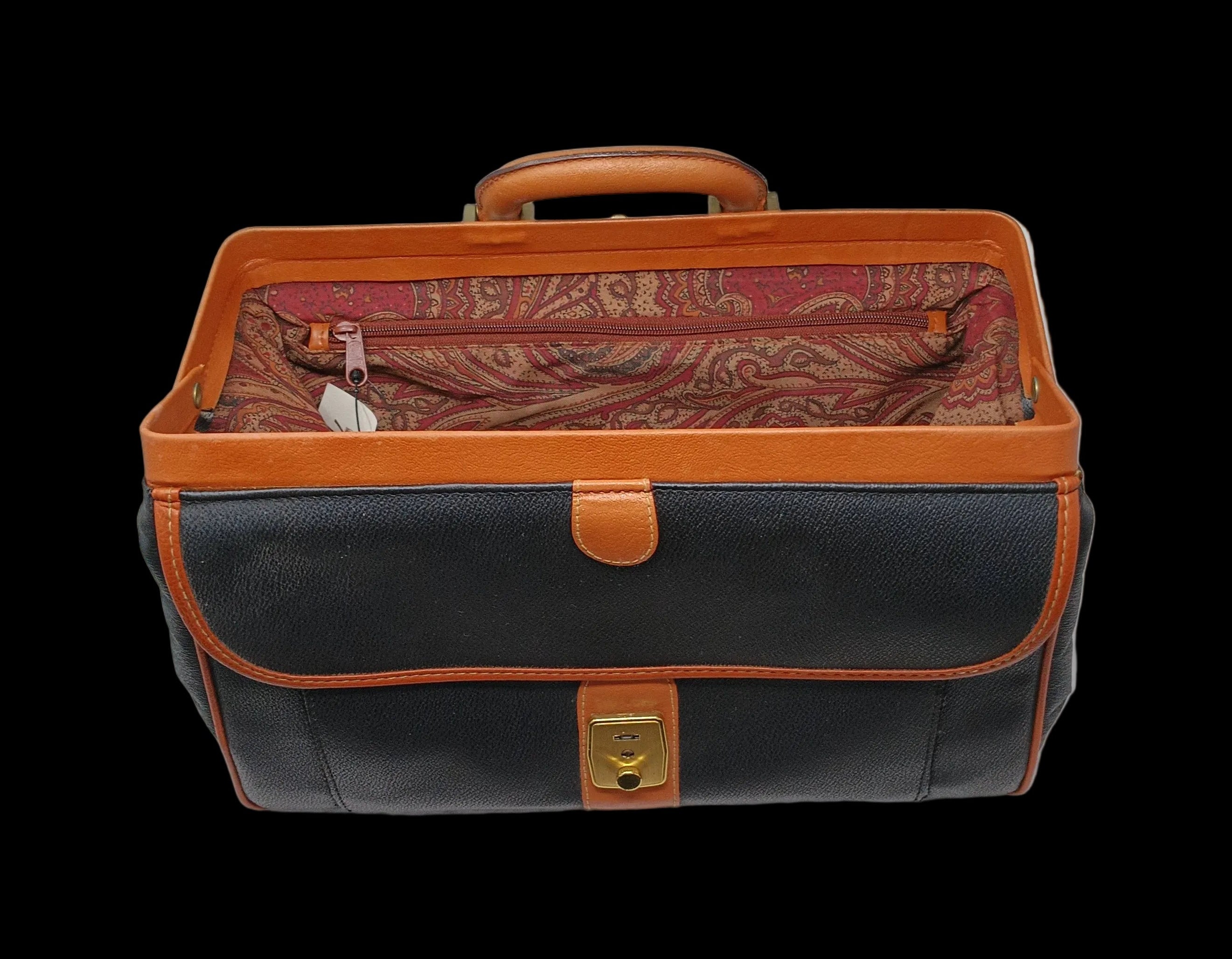 Borsa Da Medico Pelle Nera (chiave Cella 118)