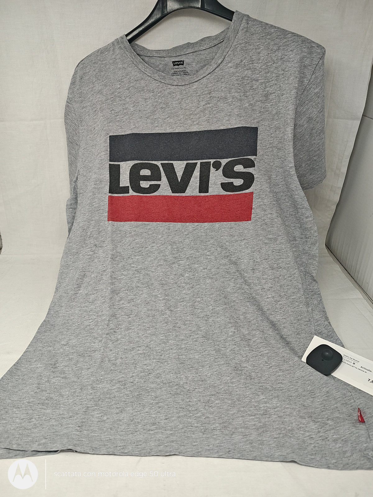 Levis Maglietta Grigia M