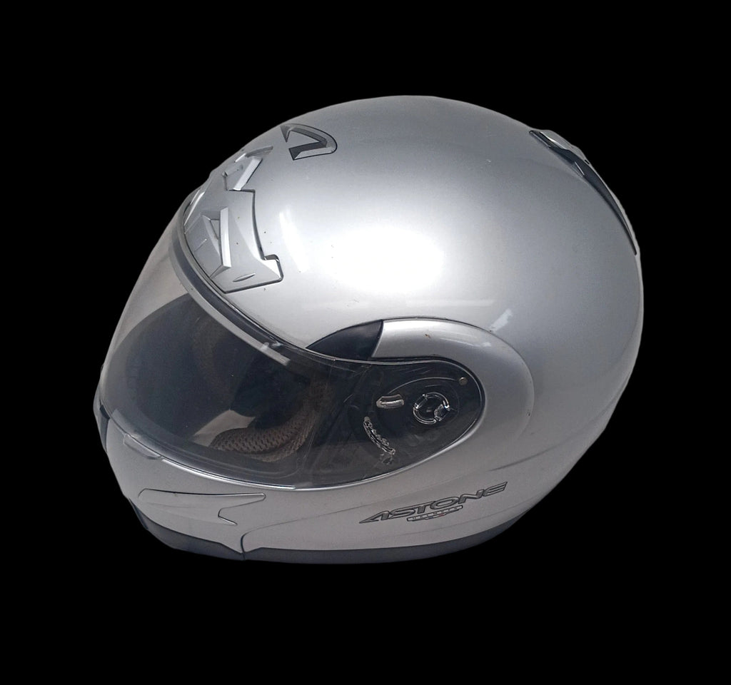 Astone Helmets Casco Motociclistico Grigio Metallizzato Integrale