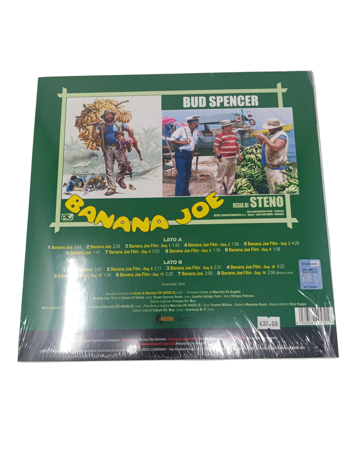 Lp Guido E Maurizio De Angelis Banana Joe - Bud Spencer Nuovo Sigillato Mai Utilizzato