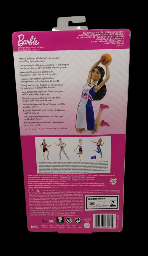 Barbie Bambola Giocatrice Di Basket Snodata, Fxp06 Nuova