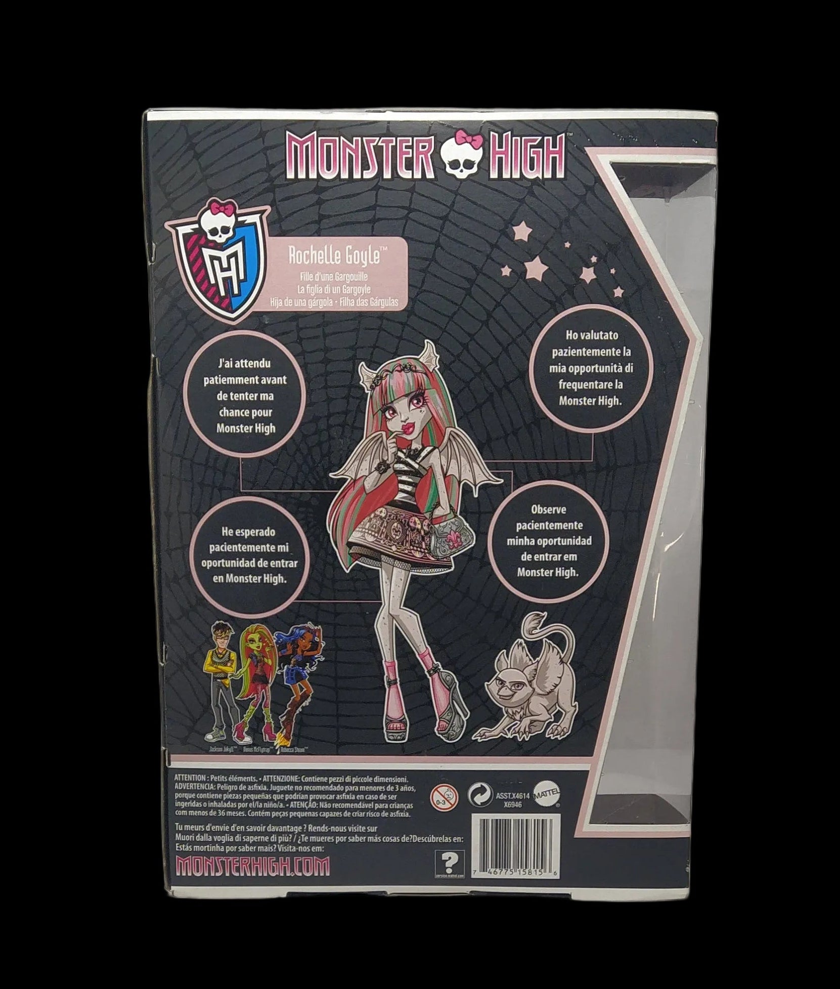 Mattel Bambola X6946 Monster High Rochelle Nuova