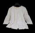 Zara Maglietta Bca Ricamo M
