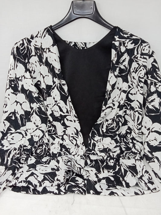 Masa Mura Camicia In Seta Nera Bca 44