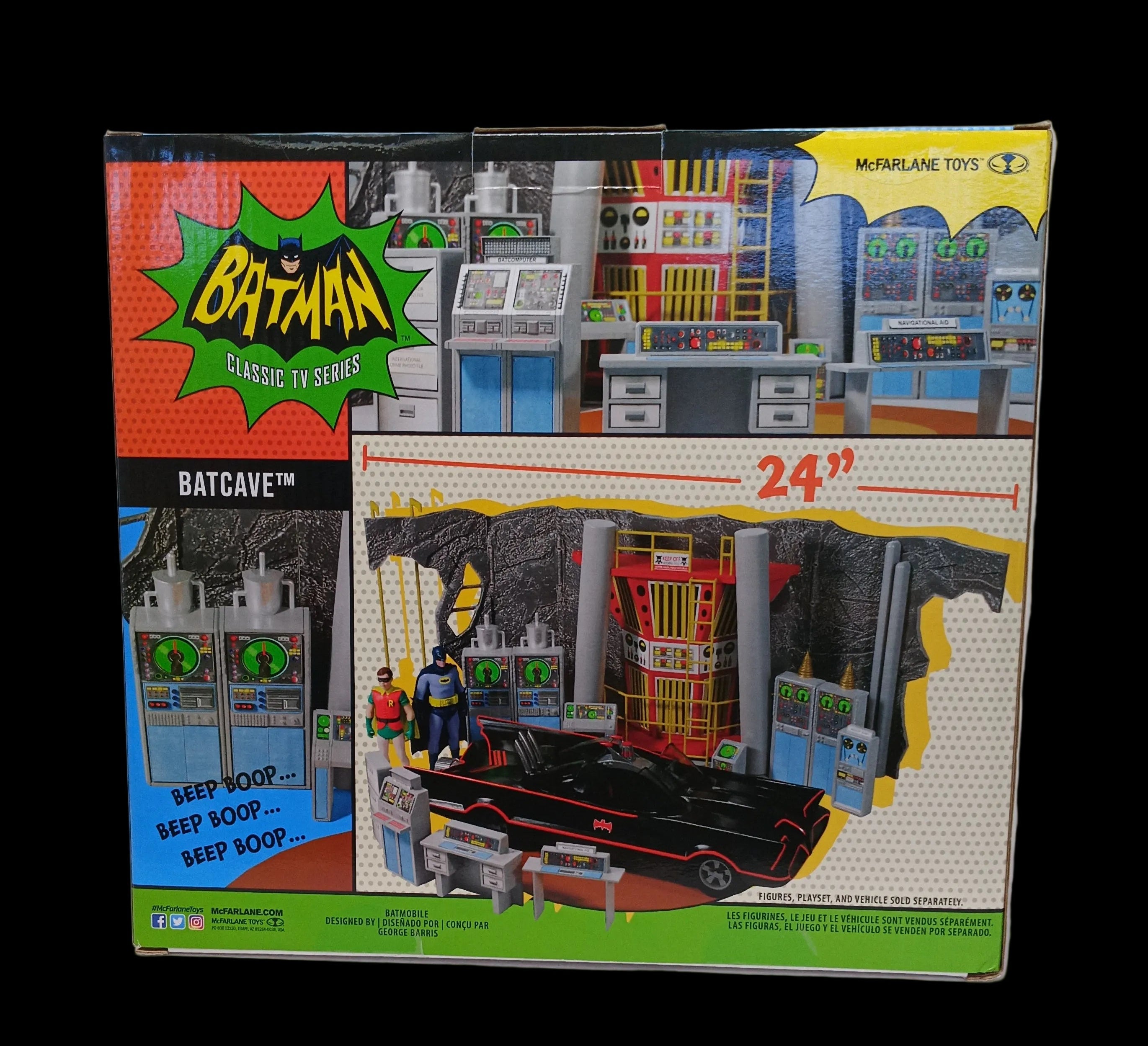 Batman Classic Tv Series Batcave Nuova