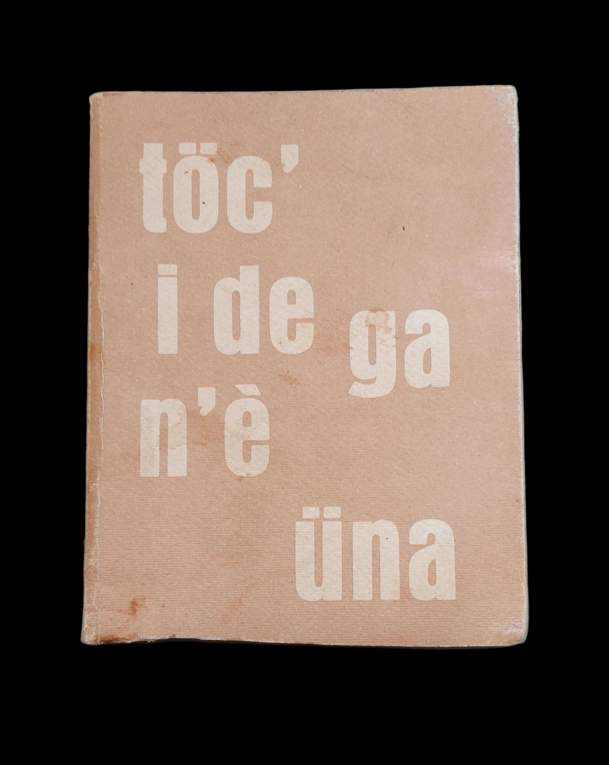 Libro Dialetto Bergamasco  Toc' I De Ga N'è Una