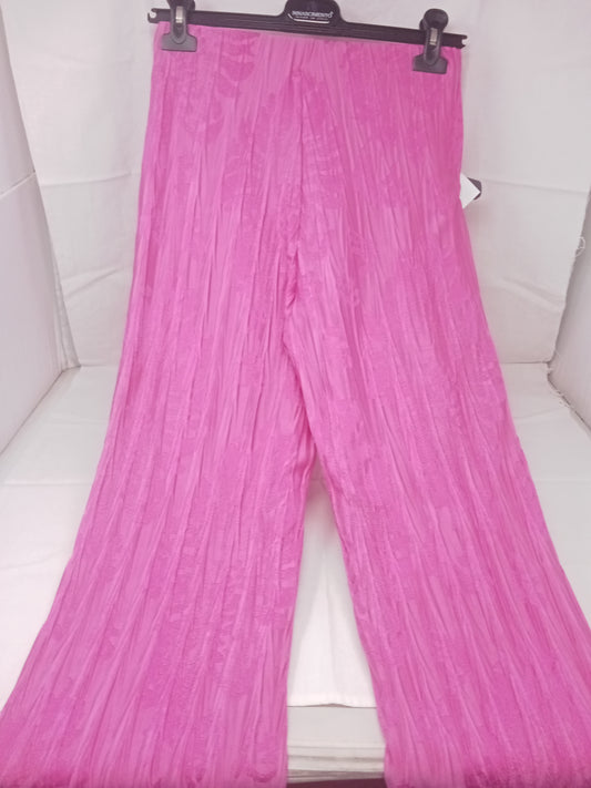 Pant.plisse Fucsia S/m