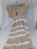 Abito In Uncinetto Beige Bco S
