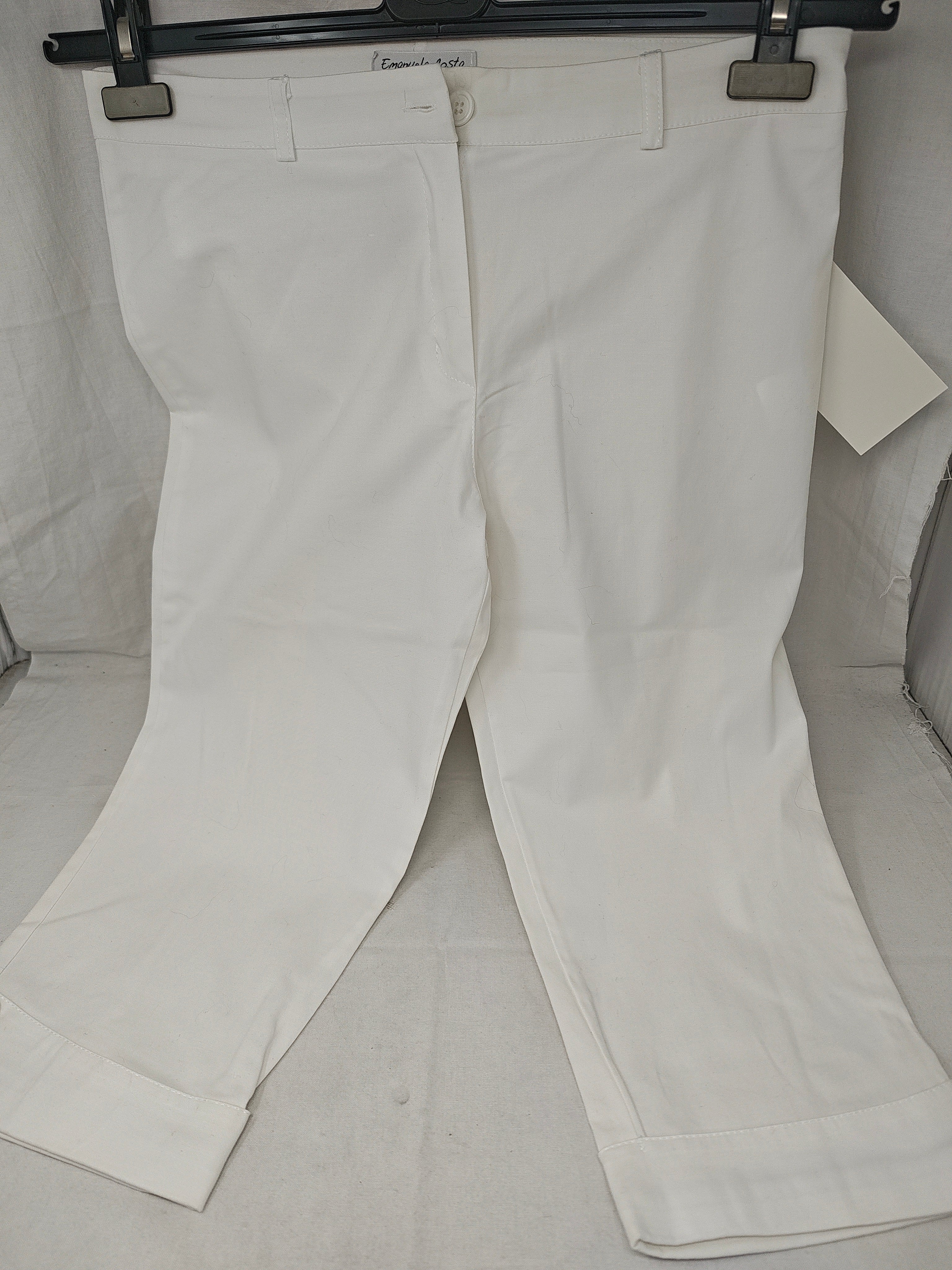 Emanuela Costa Pantaloni Bianchi 44