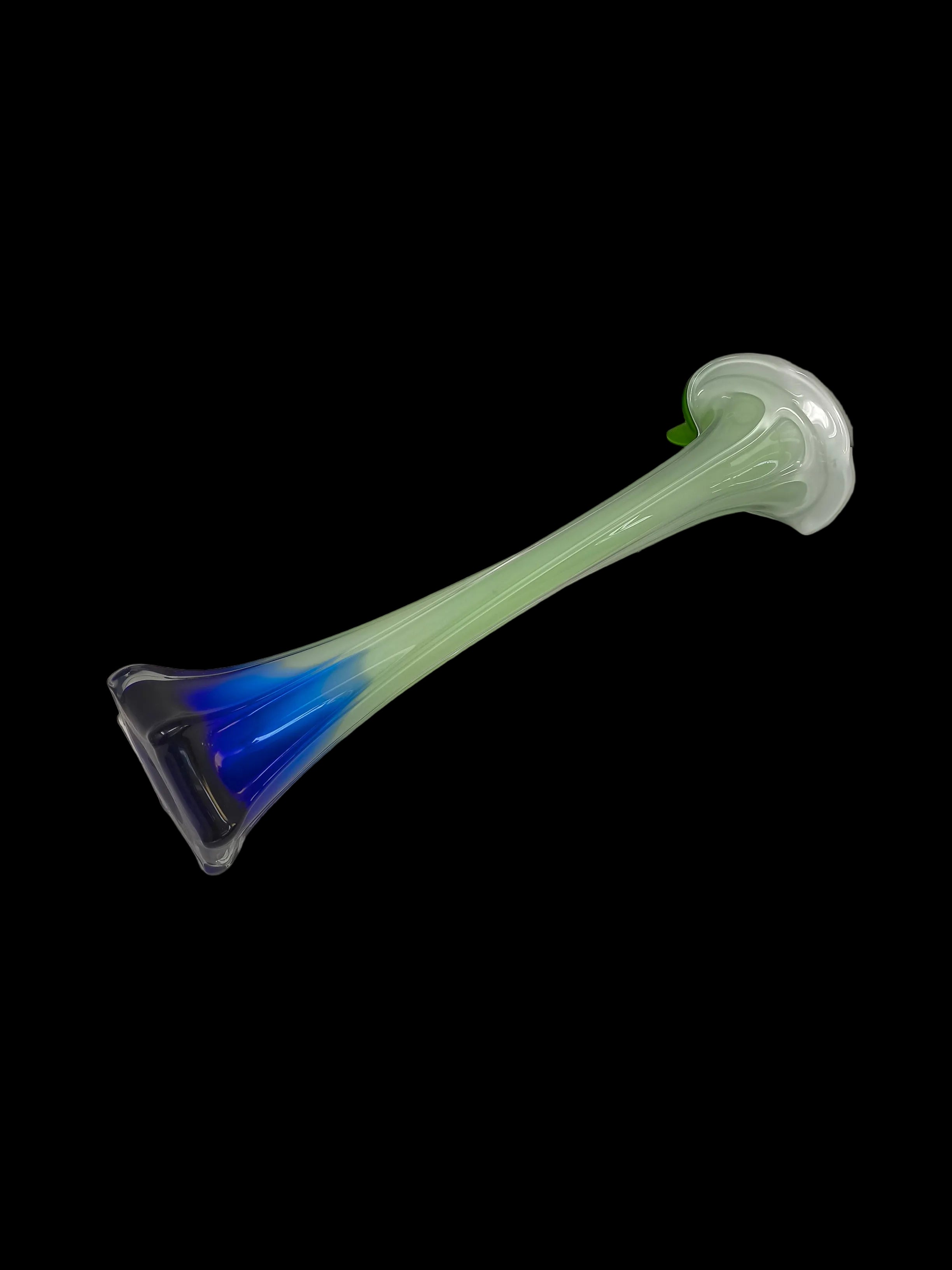 Vaso Vetro Blu/verde H 39,5cm
