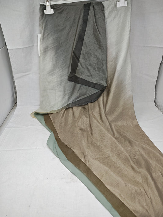 Eporio Armani Gonna In Seta Beige Verde 42