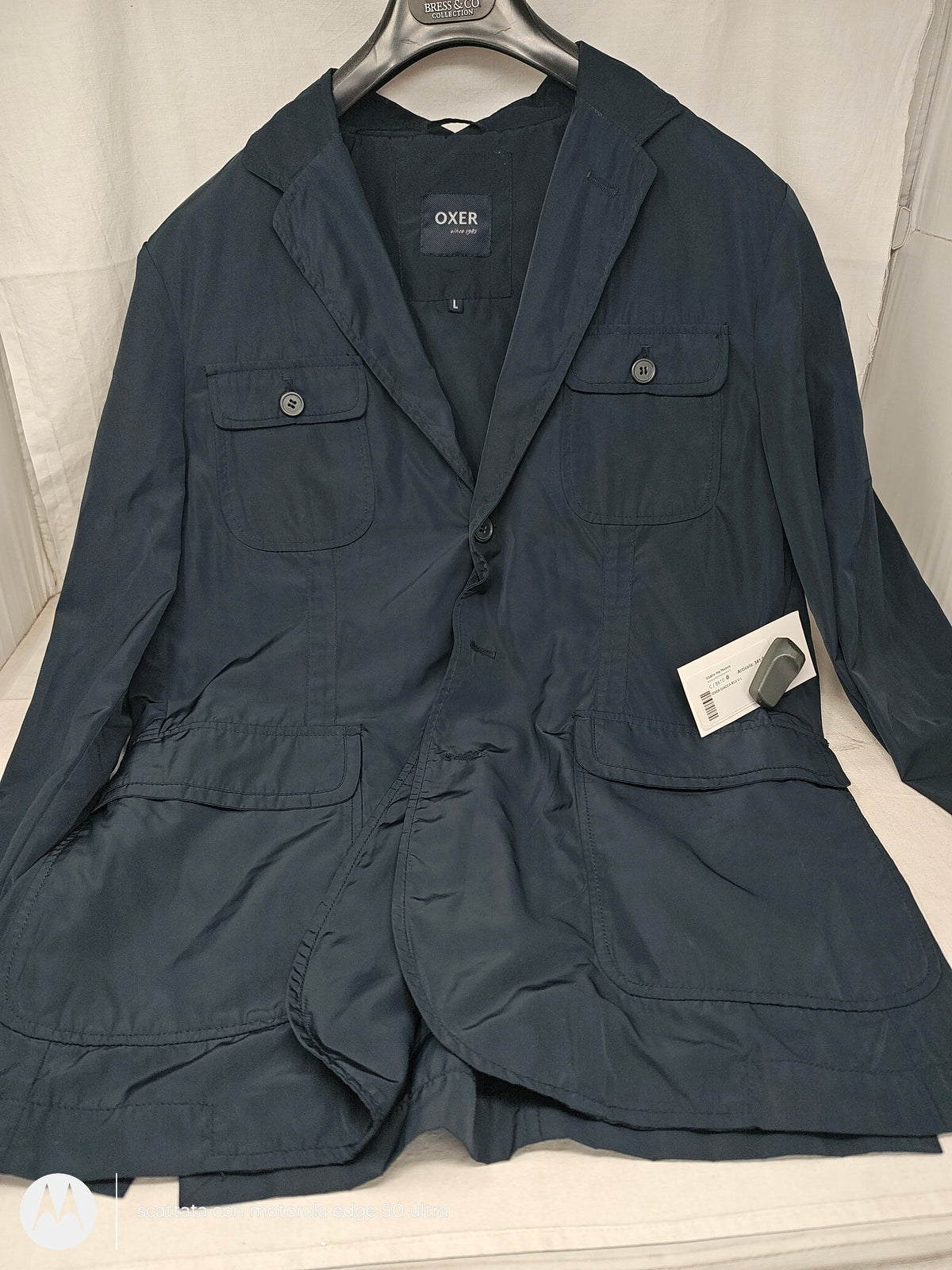 Oxer Giacca Blu U L