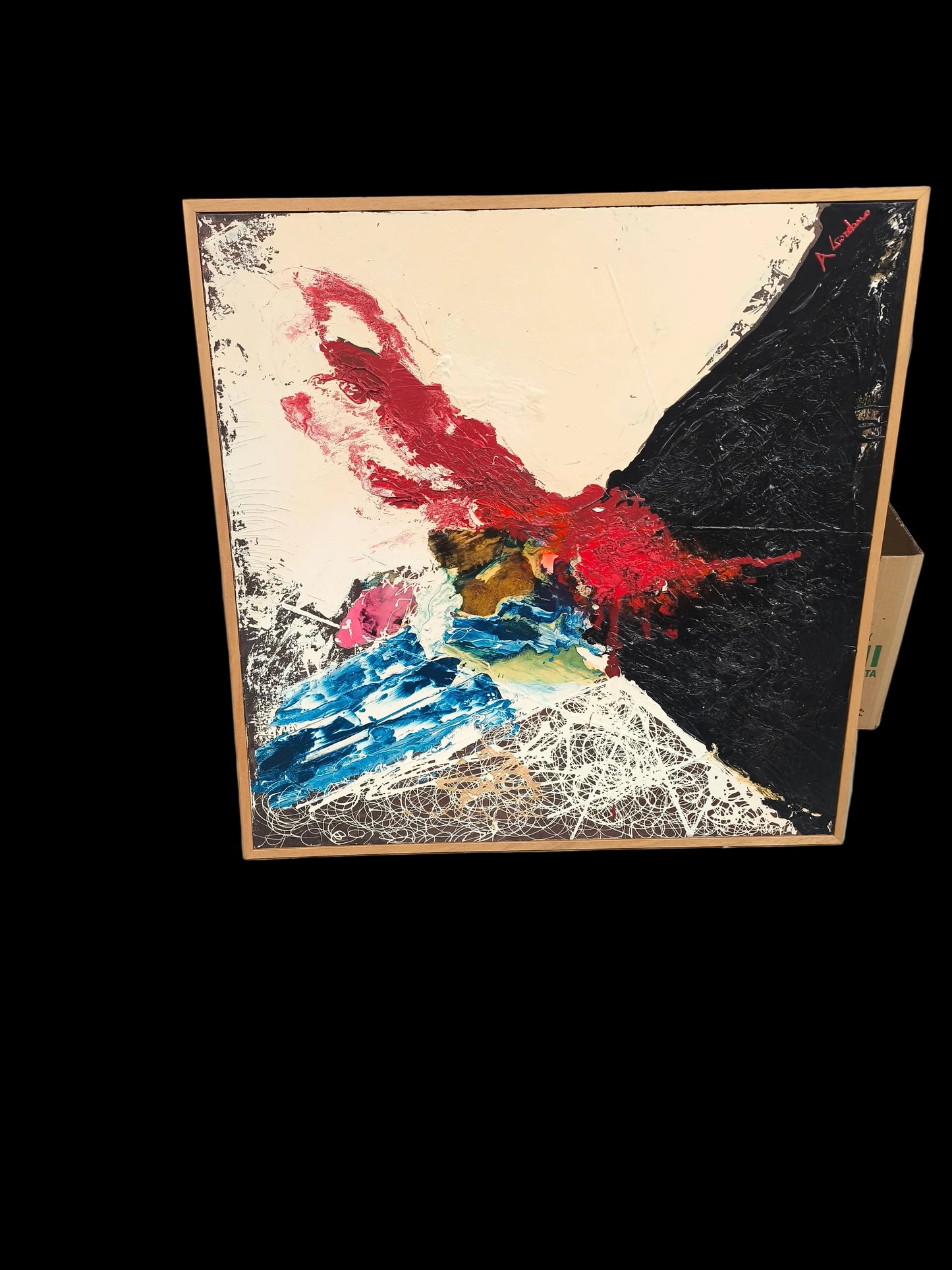 Quadro Astratto Tecnica Mista 83x83