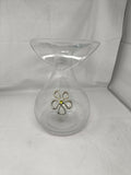 _argenesi Vaso Cristallo H 32 Cm Fiore Arg