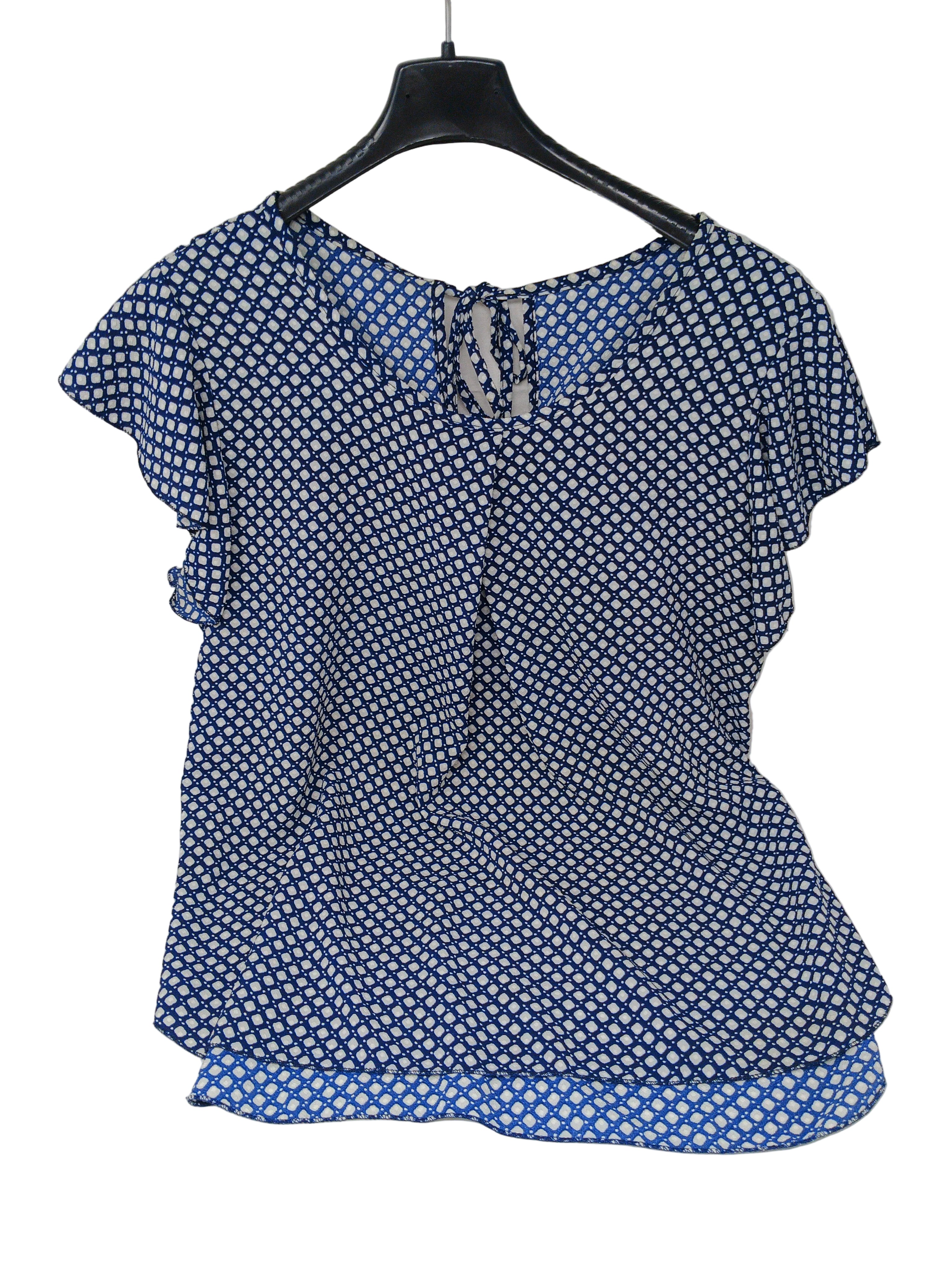 Maglia Tulle Blu Grigio L