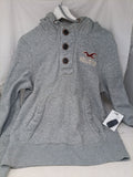 Hollister Felpa Grigia Con Cap S