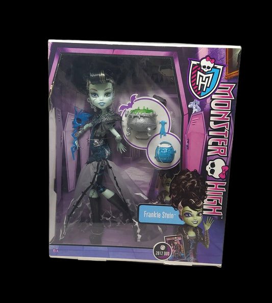 Monster High Bambola Ghouls Rule Frankie Stein Doll 2012 Mattel X3714 Nrfb Nuova
