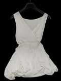 Abito Plisse Tulle Bco S/m