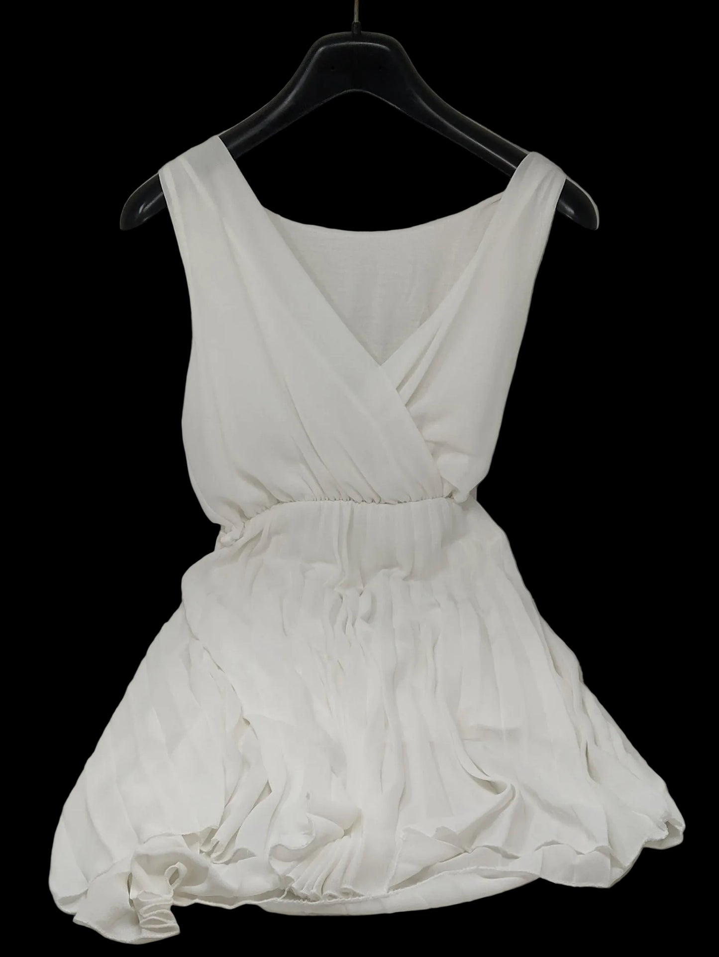 Abito Plisse Tulle Bco S/m