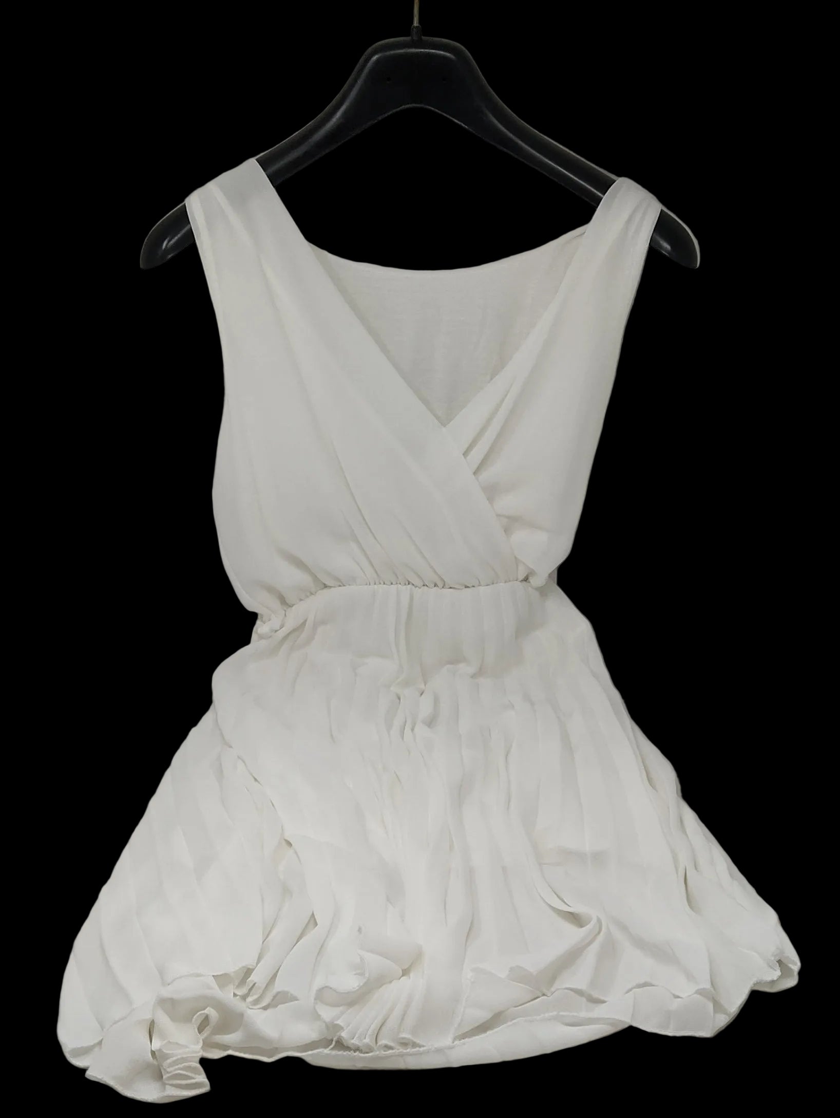 Abito Plisse Tulle Bco S/m