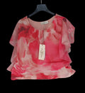 Corte Dei Gonzaga Maglia Tulle Rossa Rosa 44 Nuova