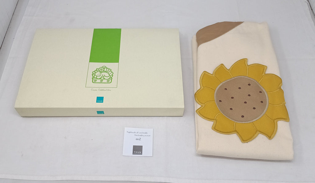 Thun Casa Collection Grembiule Tessuto Effige Girasole Con Scatola Nuovo