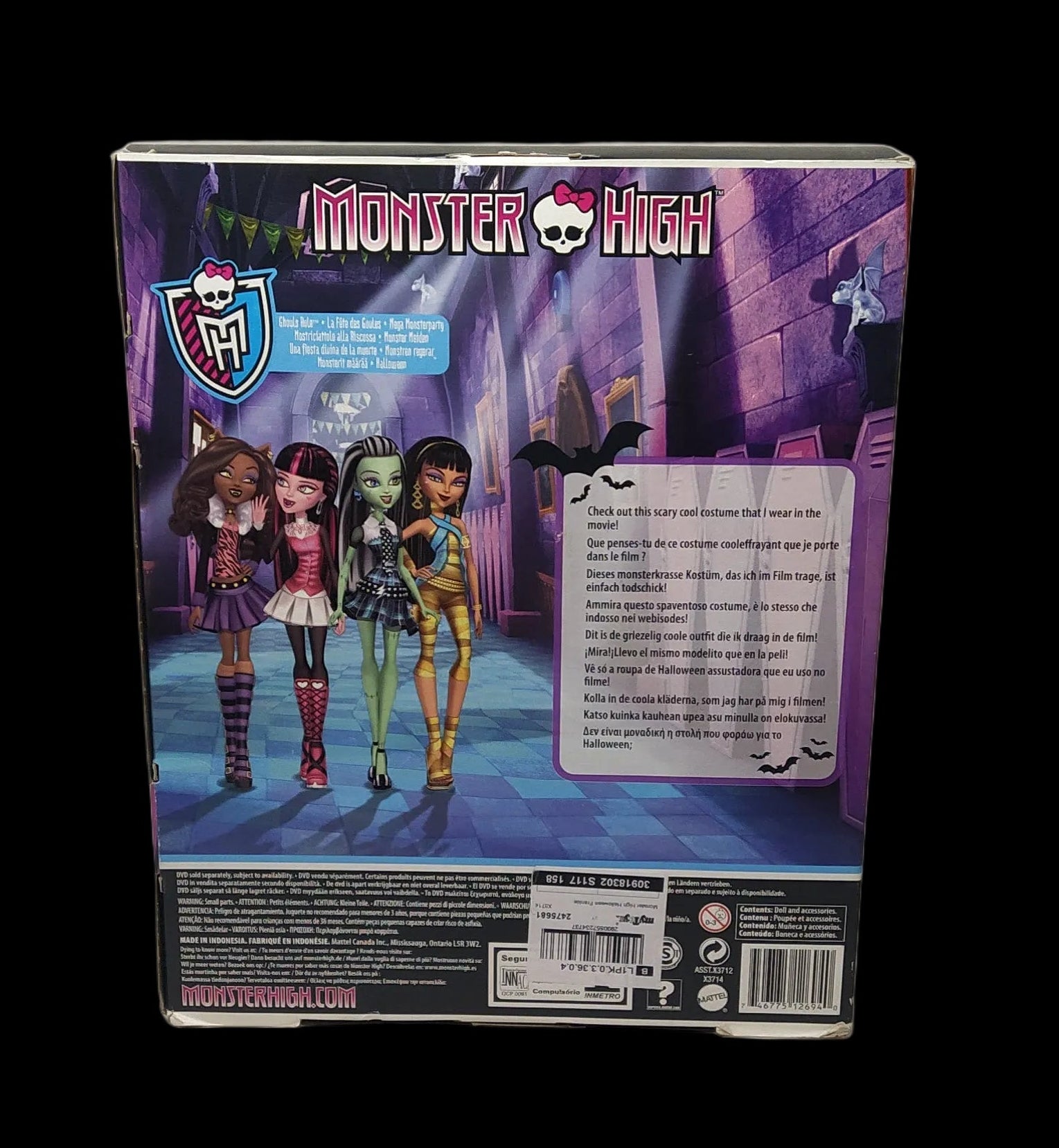 Monster High Bambola Ghouls Rule Frankie Stein Doll 2012 Mattel X3714 Nrfb Nuova