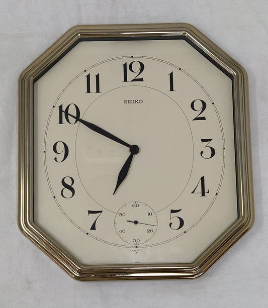 Seiko Orologio Da Parete Cornice Ottagonale