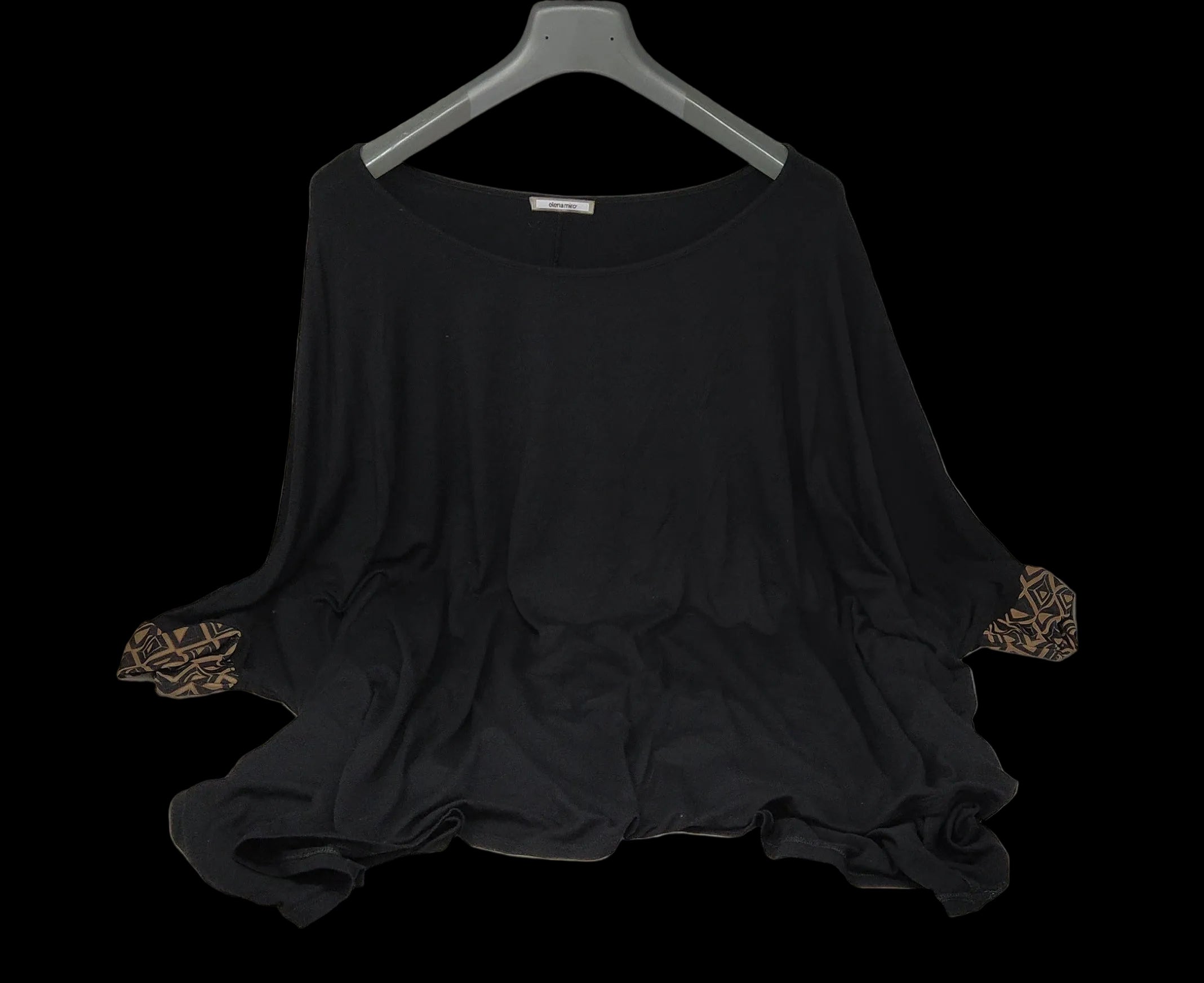 Elena Miro Maglietta Maxi Nera L