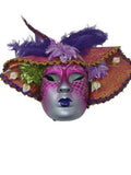 Maschera Ornamentale Venezia Viola