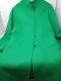 Cappotto In Misto Lana Verde 42