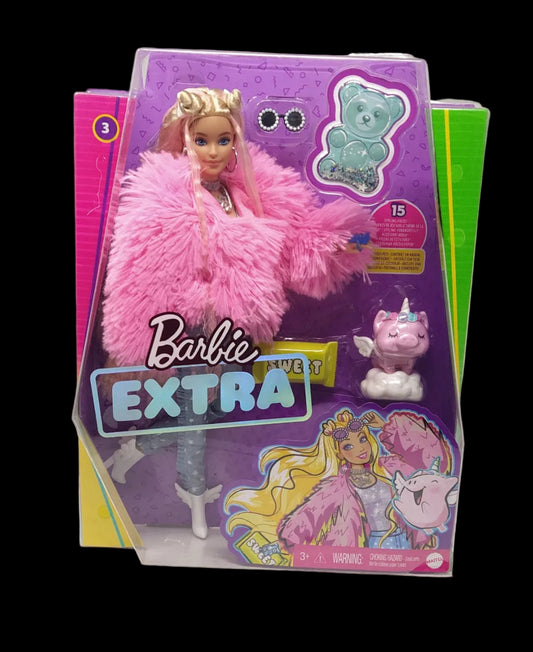 Barbie Bambola Extra Pink Jacket Nuova