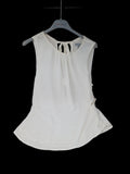 Hm Canotta Tulle Bco 40 Nuova