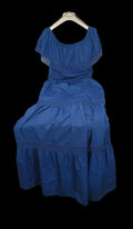 White Wise Abito Lunogo Blu 46 Nuovi