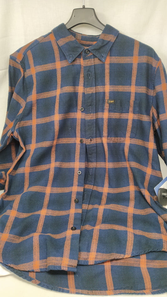 Lee Camicia Qrt Blu Marr M