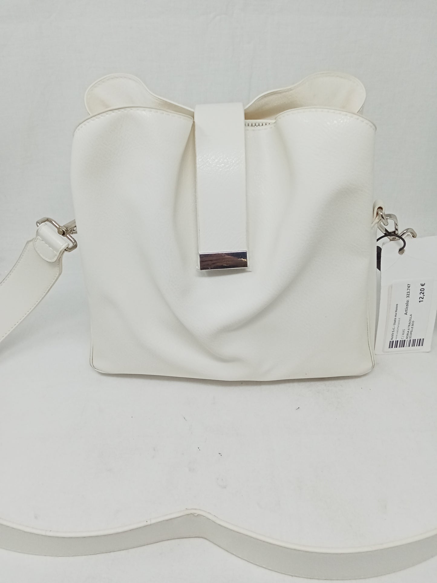 Borsa A Tracolla Ecopelle Bco