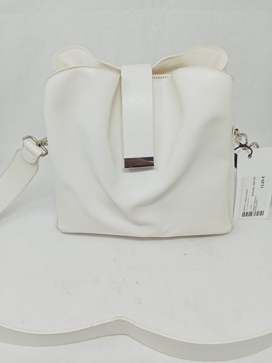 Borsa A Tracolla Ecopelle Bco